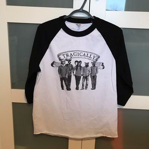 Tragically Hip baseball T-shirt
